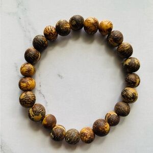 Mala Wood Bead Bracelet